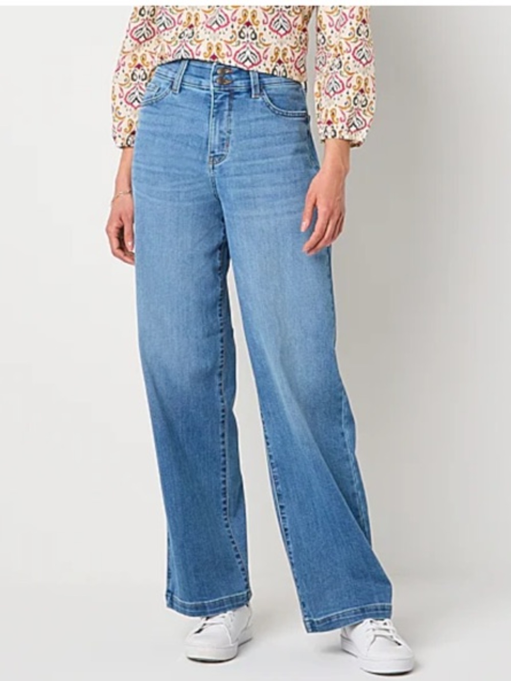 St John’s Bay High-Rise Wide Leg Women’s Jeans Size 12